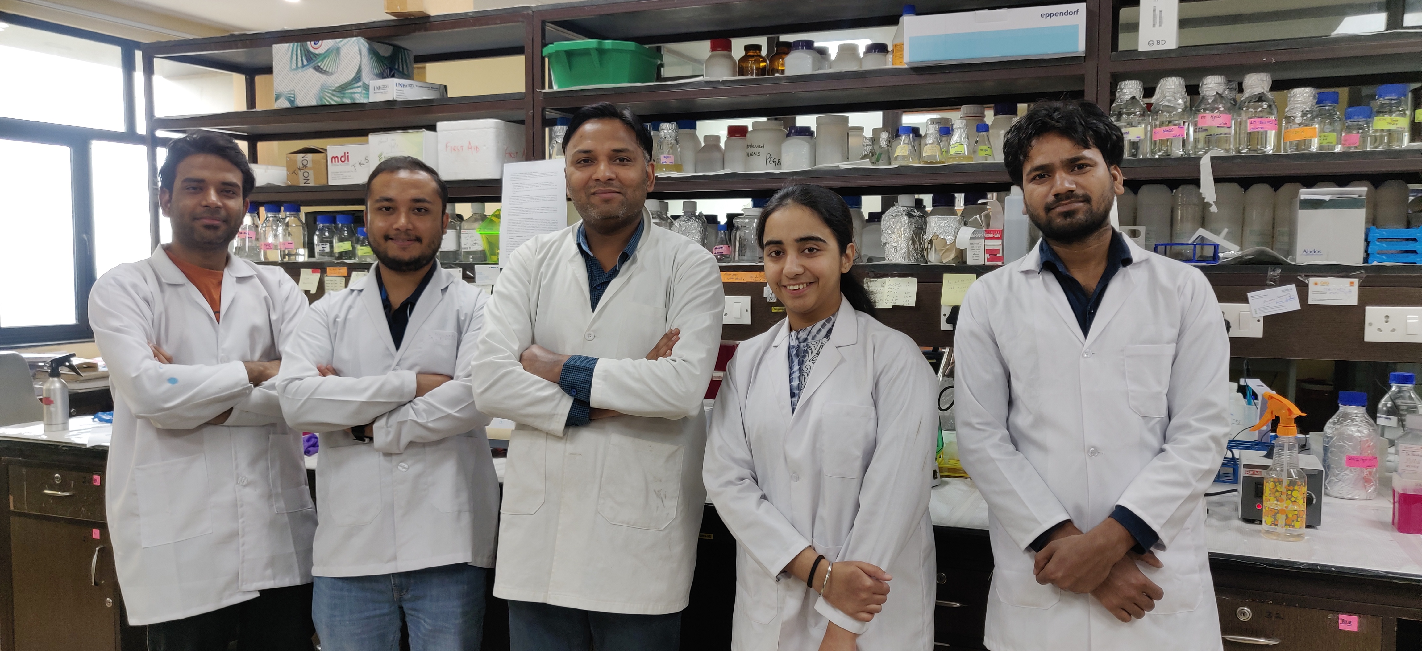 Dr Tarun's lab team